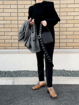 「LOVE BY e.m. （ラブバイイーエム）のアイテム」を使った、TOMOKAさん（レディース・162cm）の冬コーディネート