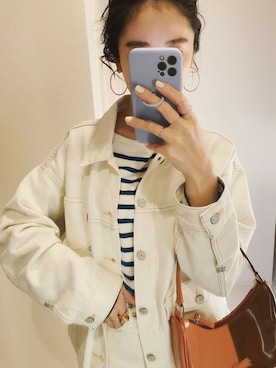 「Levi's RED（リーバイスレッド）のアイテム」を使った、TOMOKAさん（レディース・162cm）の冬コーディネート