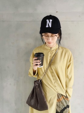 「Solace（ソレイス）のアイテム（ワンピース/ドレス）」を使った、TOMOKAさん（レディース・162cm）の春コーディネート