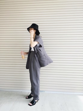 「select MOCA（セレクトモカ）のアイテム（その他アウター）」を使った、TOMOKAさん（レディース・162cm）の夏コーディネート