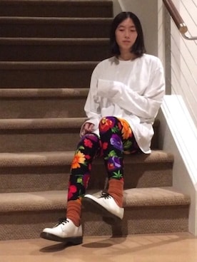 「tubesocks」｜Corinna さん（レディース・173cm）の冬コーディネート
