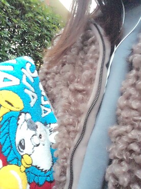 「accommode」｜「アイテム（その他アウター）」を使った、tommiiさん（レディース・160cm）の冬コーディネート