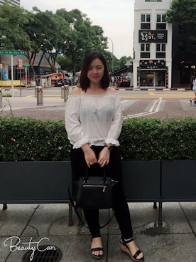 「Bata（バタ）のアイテム」を使った、niuniuさん（レディース・160cm）の秋コーディネート