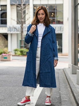 GapJapanさん（レディース・157cm）の冬コーディネート