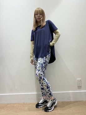 「アクティブ」｜「アイテム（レッグウェア）」を使った、GapJapanさん（レディース・160cm）の秋コーディネート