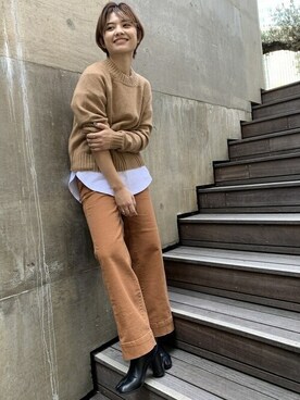 GapJapanさん（レディース・155cm）の秋コーディネート