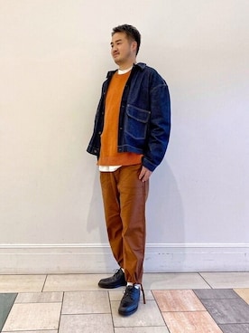 GapJapanさん（メンズ・182cm）の秋コーディネート