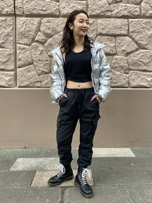 Gapjapan Gapストア キャナルシティ博多店 Gapのダウンジャケット コートを使ったコーディネート Wear