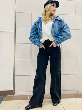 GapJapanさん（レディース・158cm）の冬コーディネート