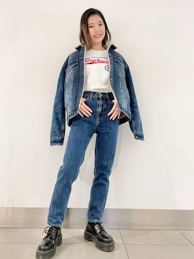 GapJapanさん（レディース・160cm）の冬コーディネート