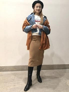 GapJapanさん（レディース・162cm）の冬コーディネート