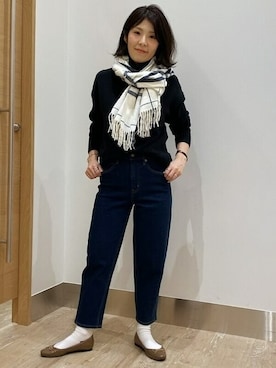 GapJapanさん（レディース・157cm）の冬コーディネート