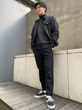 GapJapanさん（メンズ・180cm）の冬コーディネート