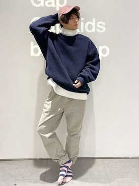 GapJapanさん(メンズ・170cm)の冬コーディネート