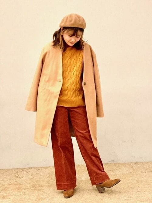 美品 PEAK PERFORMANCE コーデュロイパンツ Aライン セール】ハイライズ ワイド コーデュロイパンツ（その他パンツ