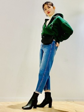 GapJapanさん（レディース・160cm）の冬コーディネート