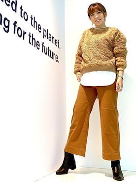 GapJapanさん（レディース・163cm）の冬コーディネート