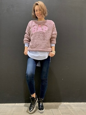 GapJapanさん（レディース・162cm）の冬コーディネート