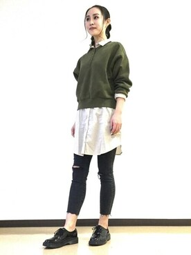 GapJapanさん（レディース・164cm）の冬コーディネート