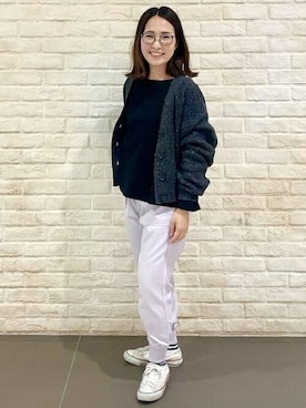 「パステルコーデ」｜GapJapanさん（レディース・156cm）の冬コーディネート