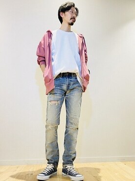 Gap ギャップのパーカー ワンポイント コーディネート Zozotown