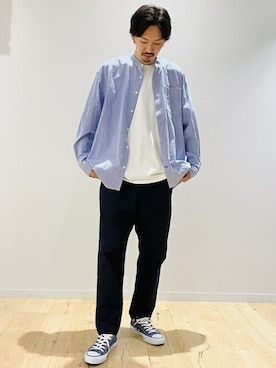 GapJapanさん（メンズ・178cm）の春コーディネート