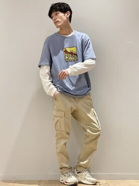 GapJapanさん（メンズ・178cm）の春コーディネート