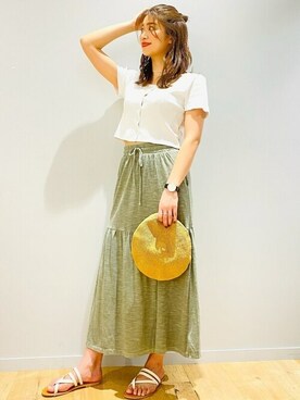 GapJapanさん（レディース・167cm）の春コーディネート