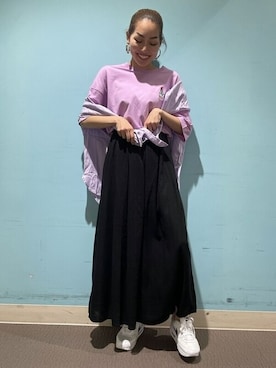 Gap ギャップのメンズコーディネート Zozotown カラー パープル 紫色系