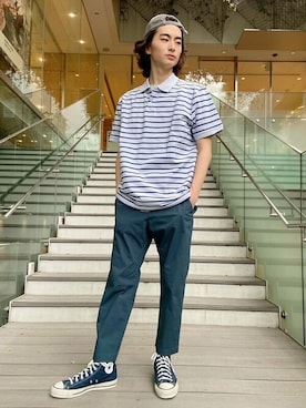 「ウェーダー」｜GapJapanさん（メンズ・176cm）の春コーディネート