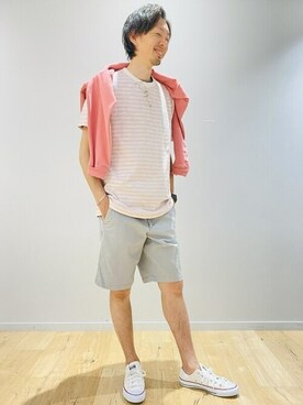 GapJapanさん（メンズ・178cm）の春コーディネート