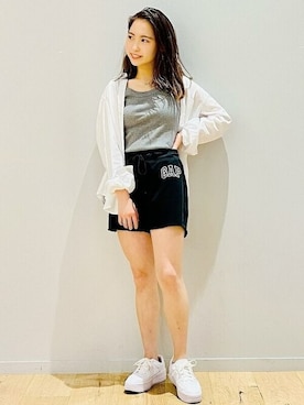GapJapanさん（レディース・156cm）の夏コーディネート