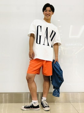 GapJapanさん（メンズ・175cm）の夏コーディネート