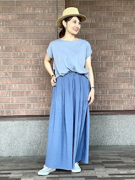 GapJapanさん（レディース・158cm）の夏コーディネート