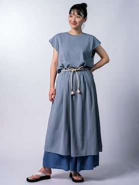 GapJapanさん（レディース・169cm）の夏コーディネート