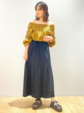 GapJapanさん（レディース・158cm）の夏コーディネート