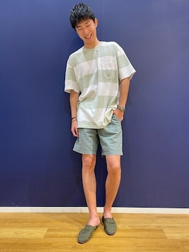 「ピスタチオ」｜GapJapanさん（メンズ・178cm）の夏コーディネート