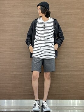 GapJapanさん（メンズ・175cm）の夏コーディネート