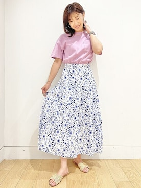 GapJapanさん（レディース・165cm）の夏コーディネート