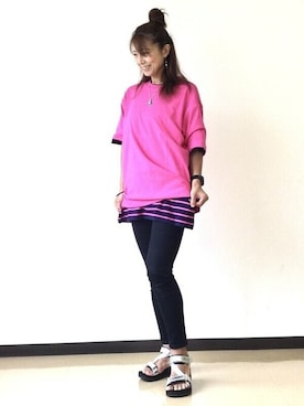 GapJapanさん（レディース・161cm）の夏コーディネート