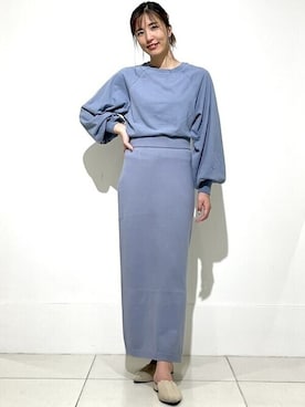 「スカートコーデ」｜GapJapanさん（メンズ・160cm）の秋コーディネート