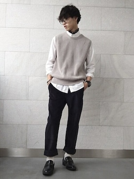 GapJapanさん（メンズ・173cm）の秋コーディネート