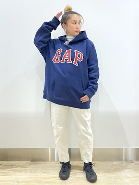 GapJapanさん（レディース・157cm）の冬コーディネート