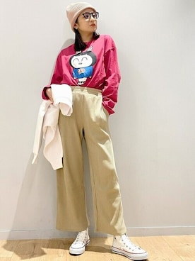 GapJapanさん（レディース・158cm）の冬コーディネート