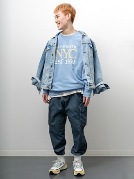 「GAP（ギャップ）のアイテム（ジャケット/アウター）」を使った、GapJapanさん（メンズ・175cm）の冬コーディネート