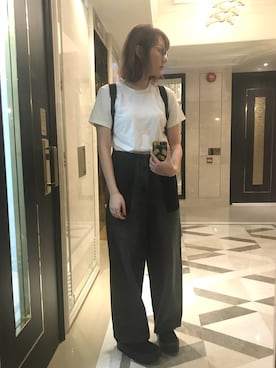 「asos（エイソス）のアイテム（リング）」を使った、藍さん（レディース・163cm）の秋コーディネート