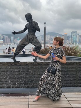 「アイテム（ピアス（片耳用））」を使った、lilianさん（レディース・159cm）の夏コーディネート