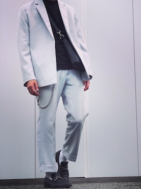 「KAIKO（カイコー）のアイテム（ジャケット/アウター）」を使った、hiro373737さん（メンズ・178cm）の秋コーディネート
