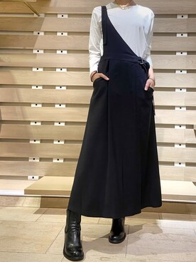 「OFFICINE CREATIVE（オフィチーネクリエイティブ）のアイテム」を使った、YUKI IKEGAMIさん（レディース・165cm）の秋コーディネート