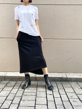 「OFFICINE CREATIVE（オフィチーネクリエイティブ）のアイテム」を使った、YUKI IKEGAMIさん（レディース・165cm）の秋コーディネート